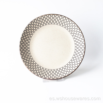 Wholesale estilo nórdico nuevo diseño cineset placas cerámicas